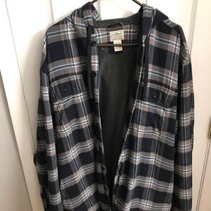 Men’s L.L. Bean Fleece Flannel Jacket